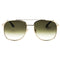 Victoria Beckham Vb233S 714 Gold/Smoke Gradient Sunglasses Female One Size